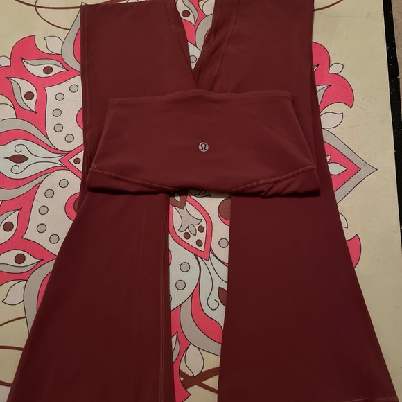 Lululemon - Align- High Rise Flare  Roasted Brown Leggings - Picture 1 of 2